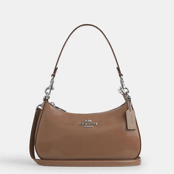 Coach Handbags - NWT Teri Shoulder Bag  SILVER/CLAY cv938